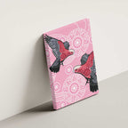 Pink Galah Aussie Aboriginal Canvas Wall Art Soaring High - Aussie Hoodie