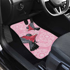 Pink Galah Aussie Aboriginal Car Mats Soaring High - Aussie Hoodie