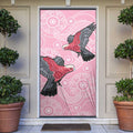 Pink Galah Aussie Aboriginal Door Cover Soaring High - Aussie Hoodie