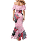 Pink Galah Aussie Aboriginal Family Matching Mermaid Dress and Hawaiian Shirt Soaring High - Aussie Hoodie