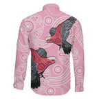 Pink Galah Aussie Aboriginal Family Matching Tank Maxi Dress and Hawaiian Shirt Soaring High - Aussie Hoodie