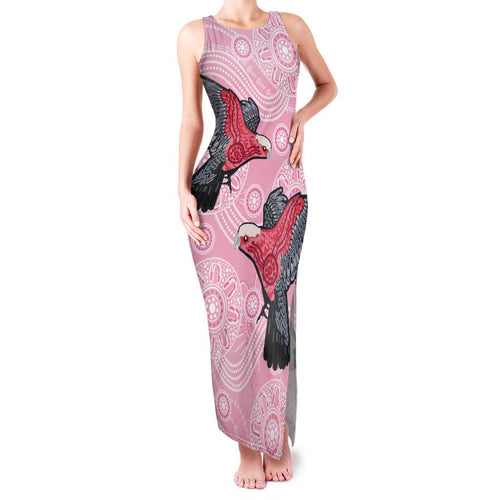 Pink Galah Aussie Aboriginal Family Matching Tank Maxi Dress and Hawaiian Shirt Soaring High - Aussie Hoodie