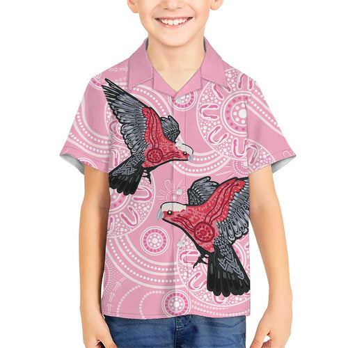 Pink Galah Aussie Aboriginal Family Matching Tank Maxi Dress and Hawaiian Shirt Soaring High - Aussie Hoodie