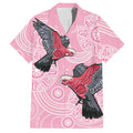 Pink Galah Aussie Aboriginal Hawaiian Shirt Soaring High - Aussie Hoodie