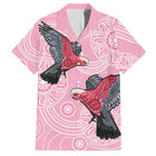 Pink Galah Aussie Aboriginal Hawaiian Shirt Soaring High - Aussie Hoodie