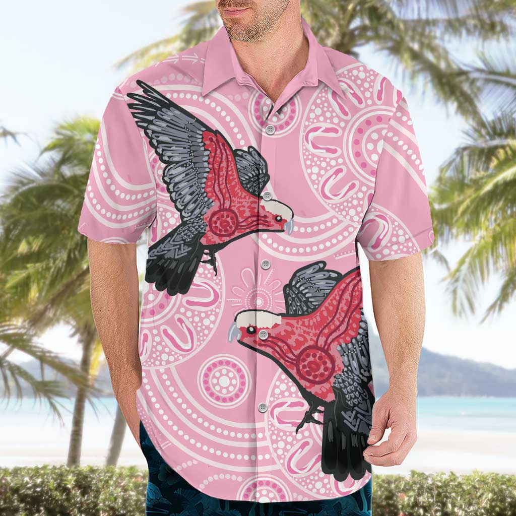 Pink Galah Aussie Aboriginal Hawaiian Shirt Soaring High - Aussie Hoodie