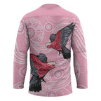Pink Galah Aussie Aboriginal Hockey Jersey Soaring High - Aussie Hoodie