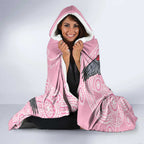 Pink Galah Aussie Aboriginal Hooded Blanket Soaring High - Aussie Hoodie