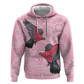 Pink Galah Aussie Aboriginal Hoodie Soaring High - Aussie Hoodie