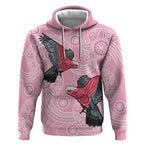 Pink Galah Aussie Aboriginal Hoodie Soaring High - Aussie Hoodie