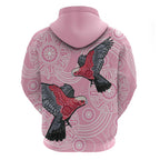 Pink Galah Aussie Aboriginal Hoodie Soaring High - Aussie Hoodie