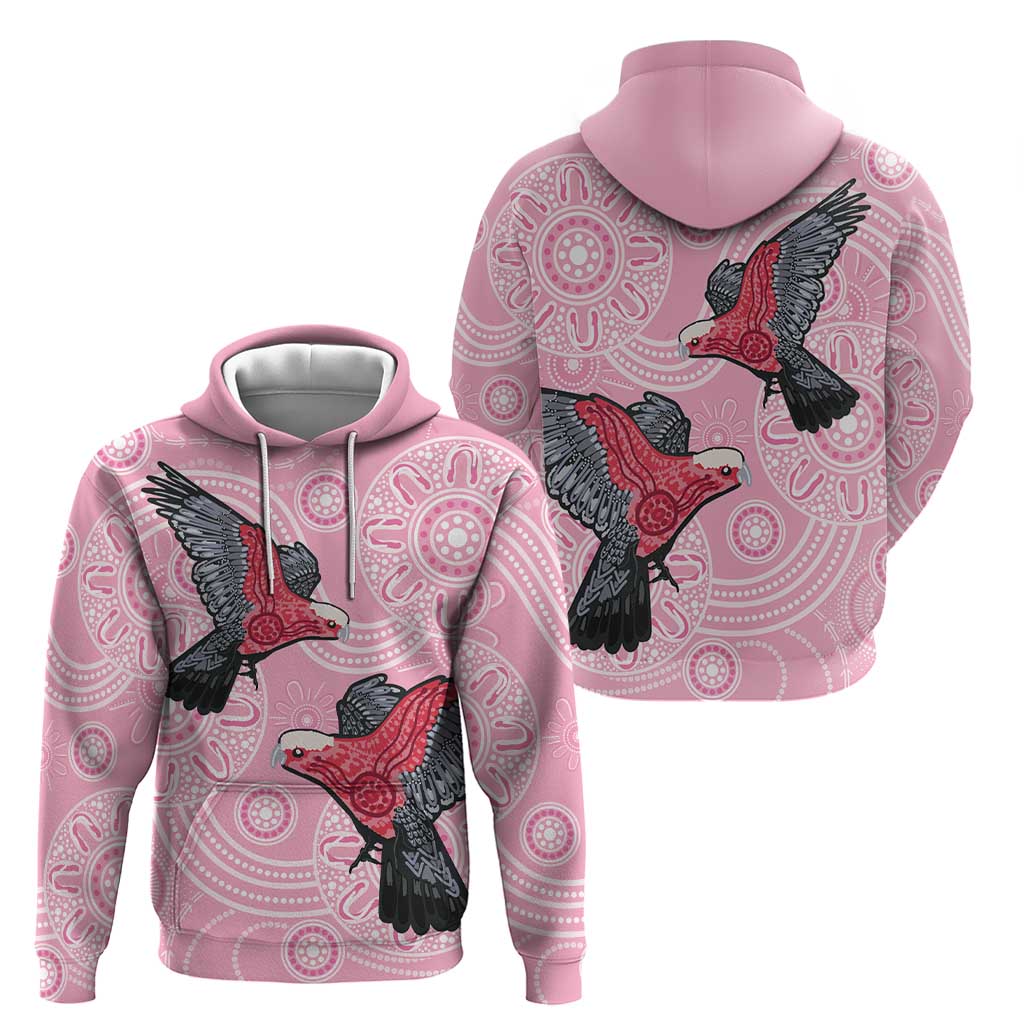 Pink Galah Aussie Aboriginal Hoodie Soaring High - Aussie Hoodie