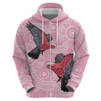 Pink Galah Aussie Aboriginal Hoodie Soaring High - Aussie Hoodie