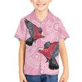Pink Galah Aussie Aboriginal Kid Hawaiian Shirt Soaring High - Aussie Hoodie