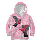 Pink Galah Aussie Aboriginal Kid Hoodie Soaring High - Aussie Hoodie