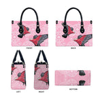 Pink Galah Aussie Aboriginal Leather Bag Soaring High - Aussie Hoodie