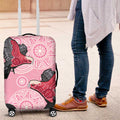 Pink Galah Aussie Aboriginal Luggage Cover Soaring High - Aussie Hoodie
