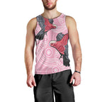Pink Galah Aussie Aboriginal Men Tank Top Soaring High - Aussie Hoodie