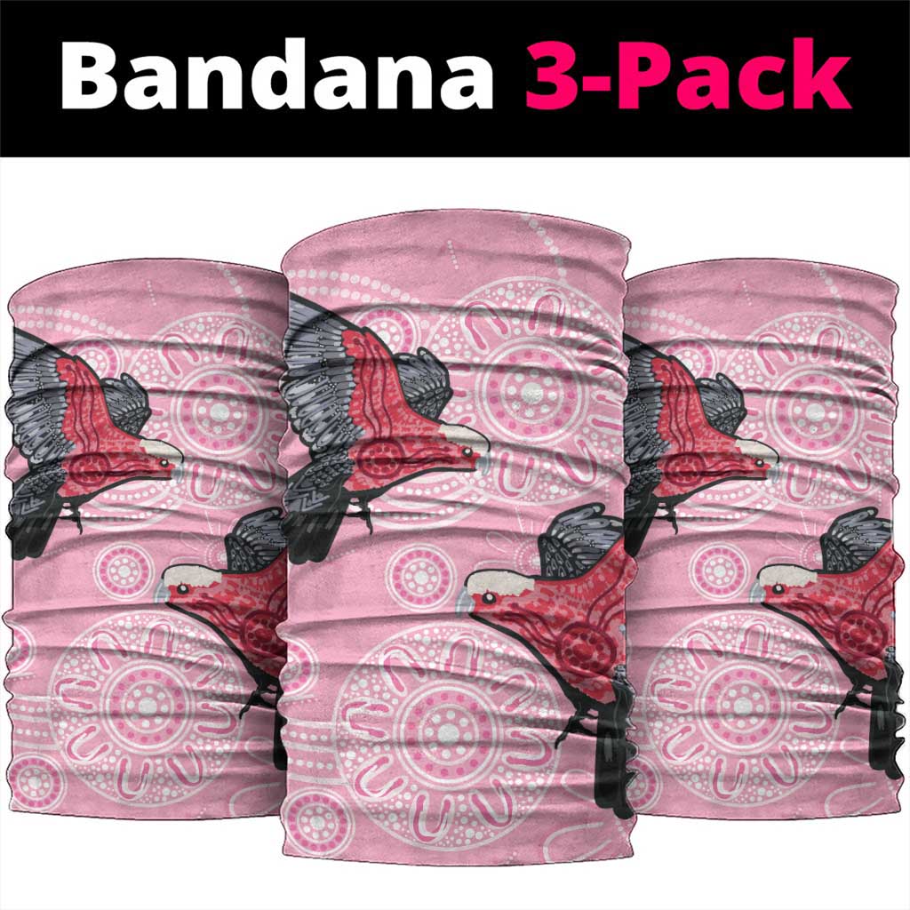 Pink Galah Aussie Aboriginal Neck Gaiter Soaring High - Aussie Hoodie