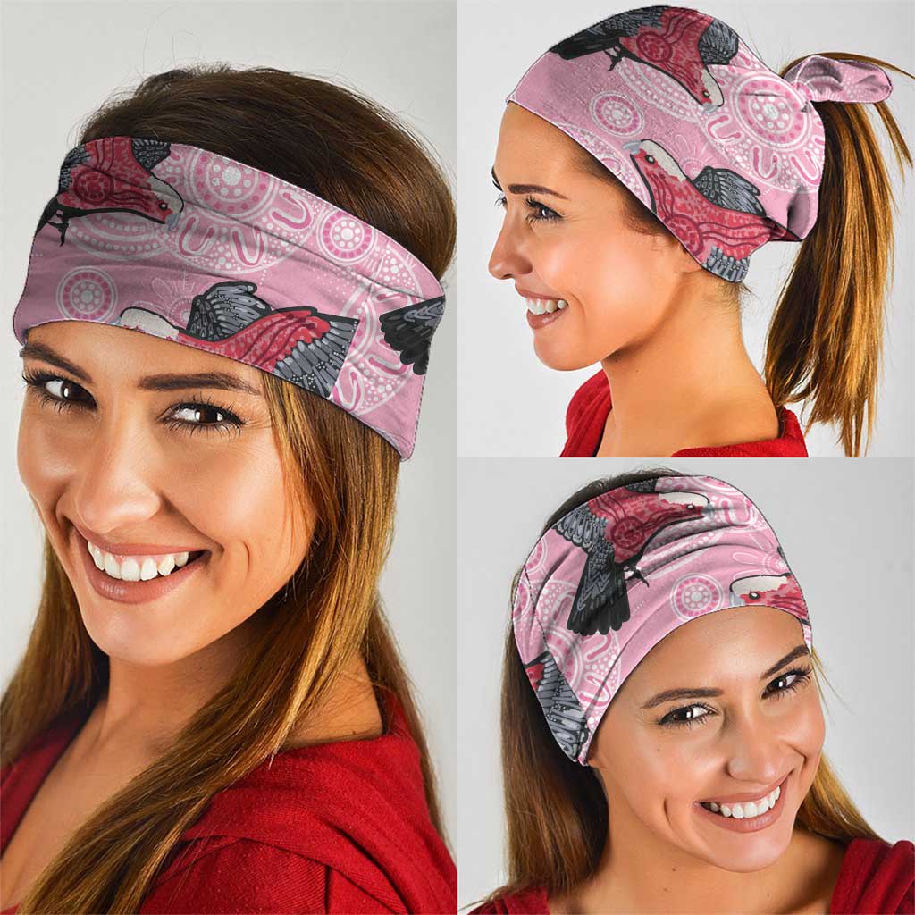 Pink Galah Aussie Aboriginal Neck Gaiter Soaring High - Aussie Hoodie