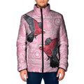 Pink Galah Aussie Aboriginal Padded Jacket Soaring High - Aussie Hoodie