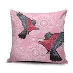 Pink Galah Aussie Aboriginal Pillow Cover Soaring High - Aussie Hoodie