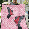 Pink Galah Aussie Aboriginal Quilt Soaring High - Aussie Hoodie