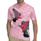 Pink Galah Aussie Aboriginal Rugby Jersey Soaring High - Aussie Hoodie