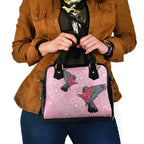 Pink Galah Aussie Aboriginal Shoulder Handbag Soaring High - Aussie Hoodie