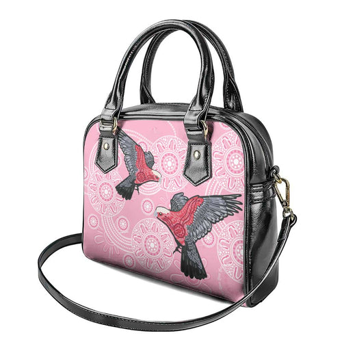 Pink Galah Aussie Aboriginal Shoulder Handbag Soaring High - Aussie Hoodie