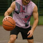 Pink Galah Aussie Aboriginal Sleeveless Hoodie Soaring High - Aussie Hoodie