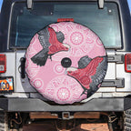 Pink Galah Aussie Aboriginal Spare Tire Cover Soaring High - Aussie Hoodie