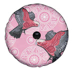 Pink Galah Aussie Aboriginal Spare Tire Cover Soaring High - Aussie Hoodie