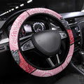 Pink Galah Aussie Aboriginal Steering Wheel Cover Soaring High - Aussie Hoodie
