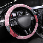 Pink Galah Aussie Aboriginal Steering Wheel Cover Soaring High - Aussie Hoodie