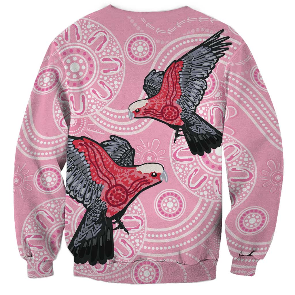 Pink Galah Aussie Aboriginal Sweatshirt Soaring High - Aussie Hoodie