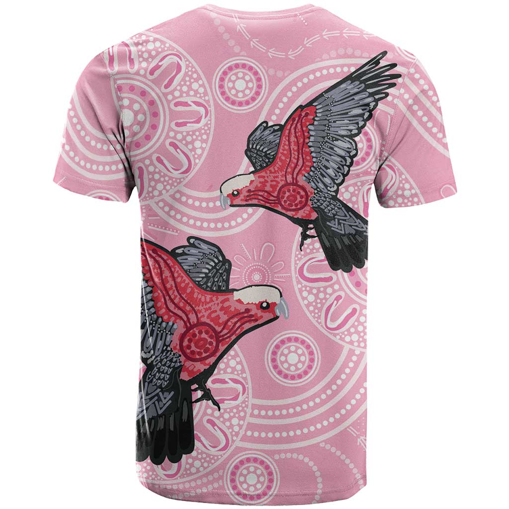 Pink Galah Aussie Aboriginal T Shirt Soaring High - Aussie Hoodie