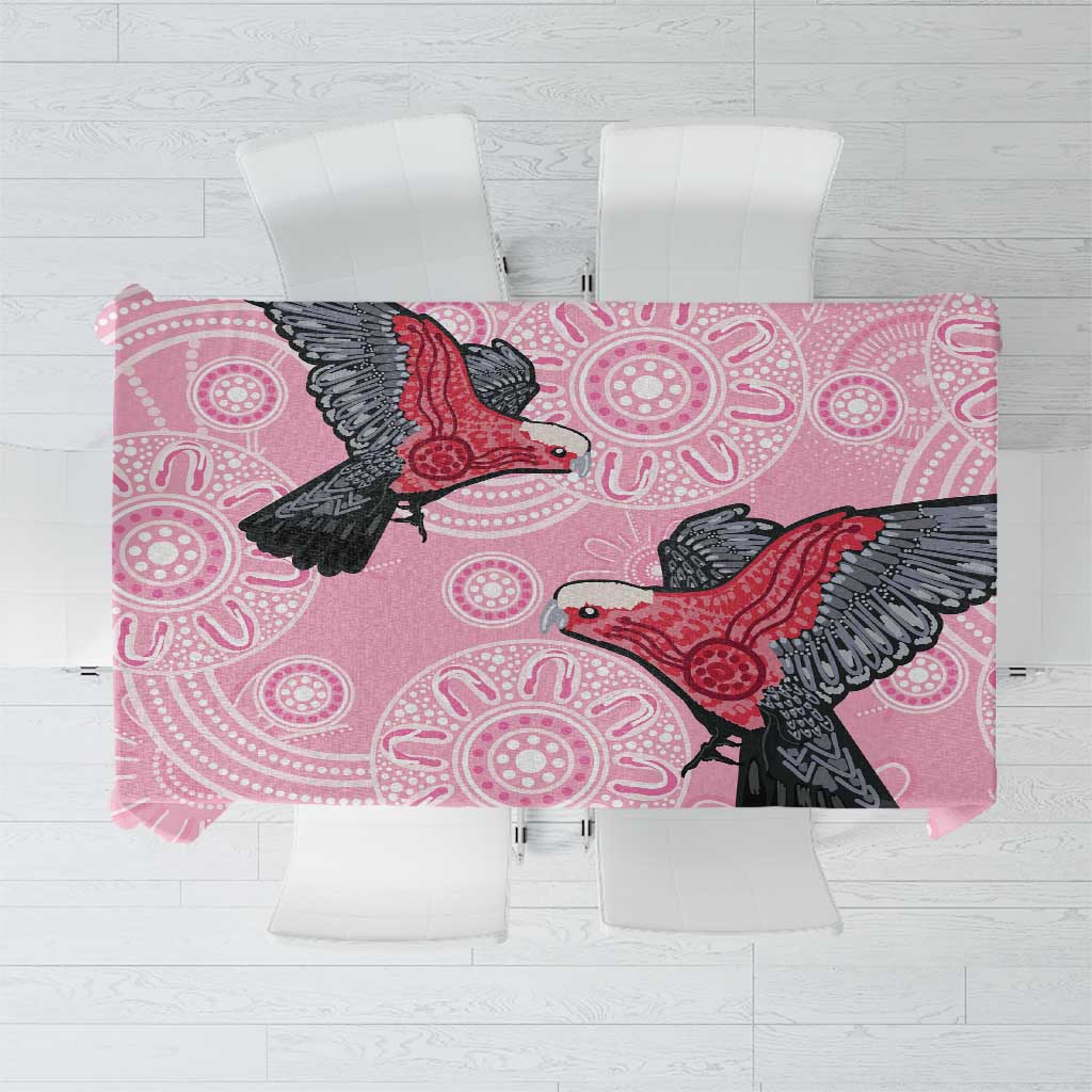 Pink Galah Aussie Aboriginal Tablecloth Soaring High - Aussie Hoodie