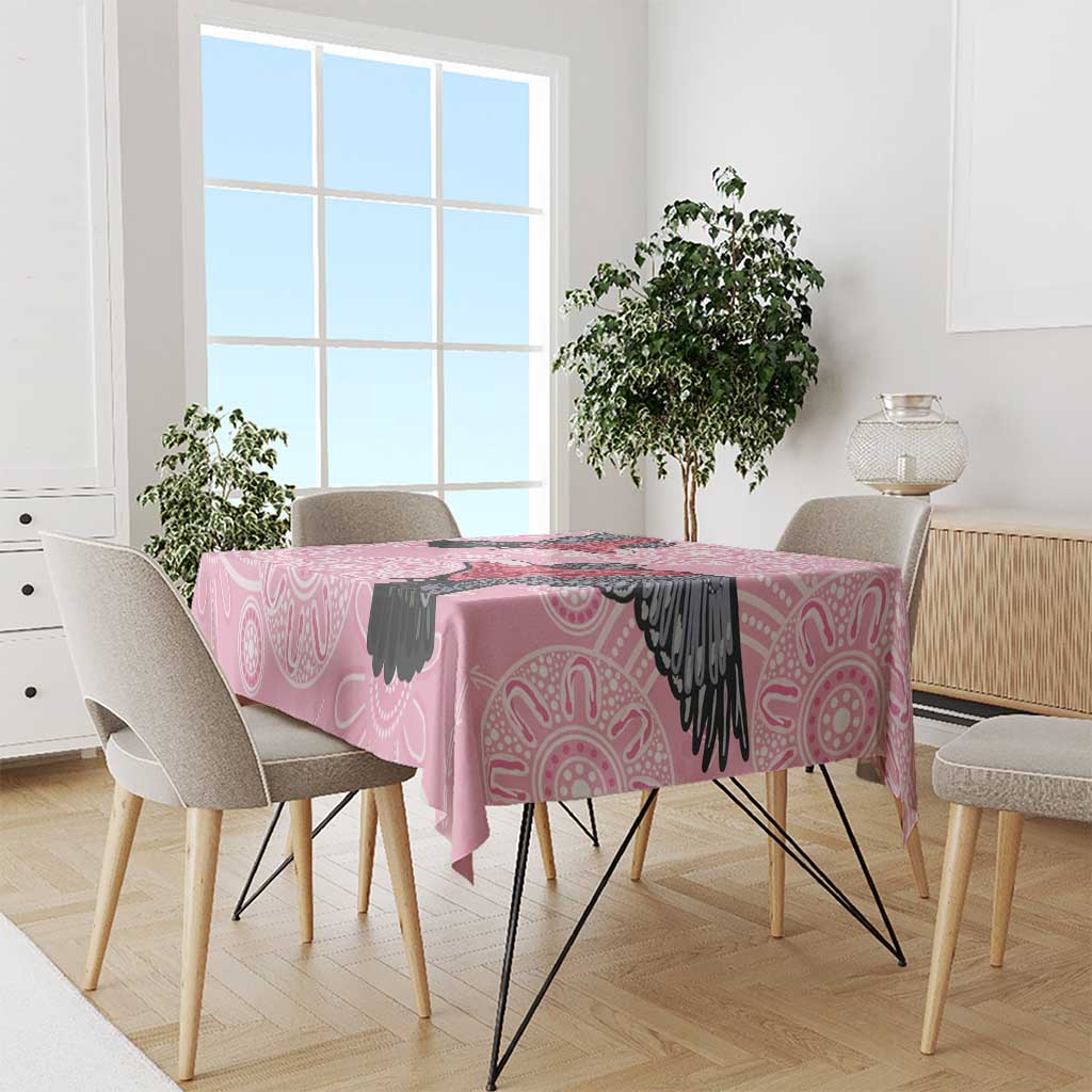 Pink Galah Aussie Aboriginal Tablecloth Soaring High - Aussie Hoodie