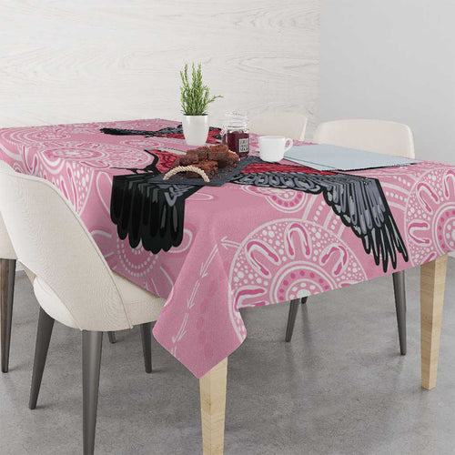 Pink Galah Aussie Aboriginal Tablecloth Soaring High - Aussie Hoodie