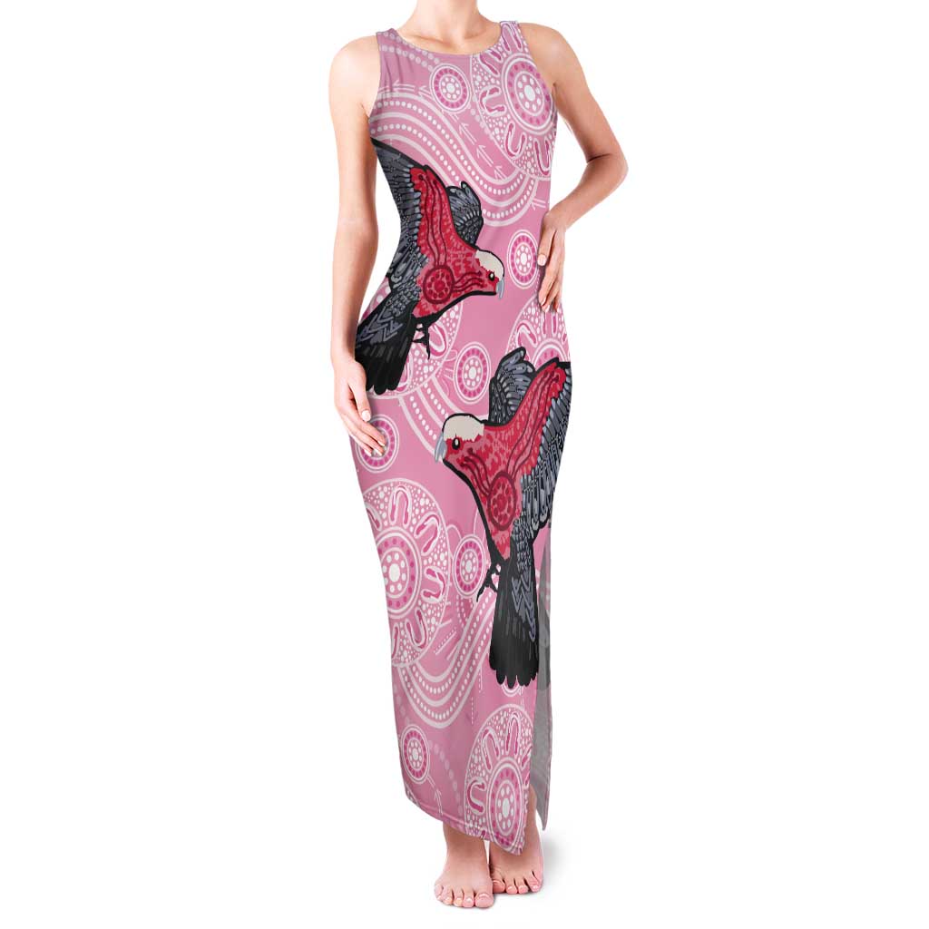 Pink Galah Aussie Aboriginal Tank Maxi Dress Soaring High - Aussie Hoodie