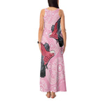 Pink Galah Aussie Aboriginal Tank Maxi Dress Soaring High - Aussie Hoodie