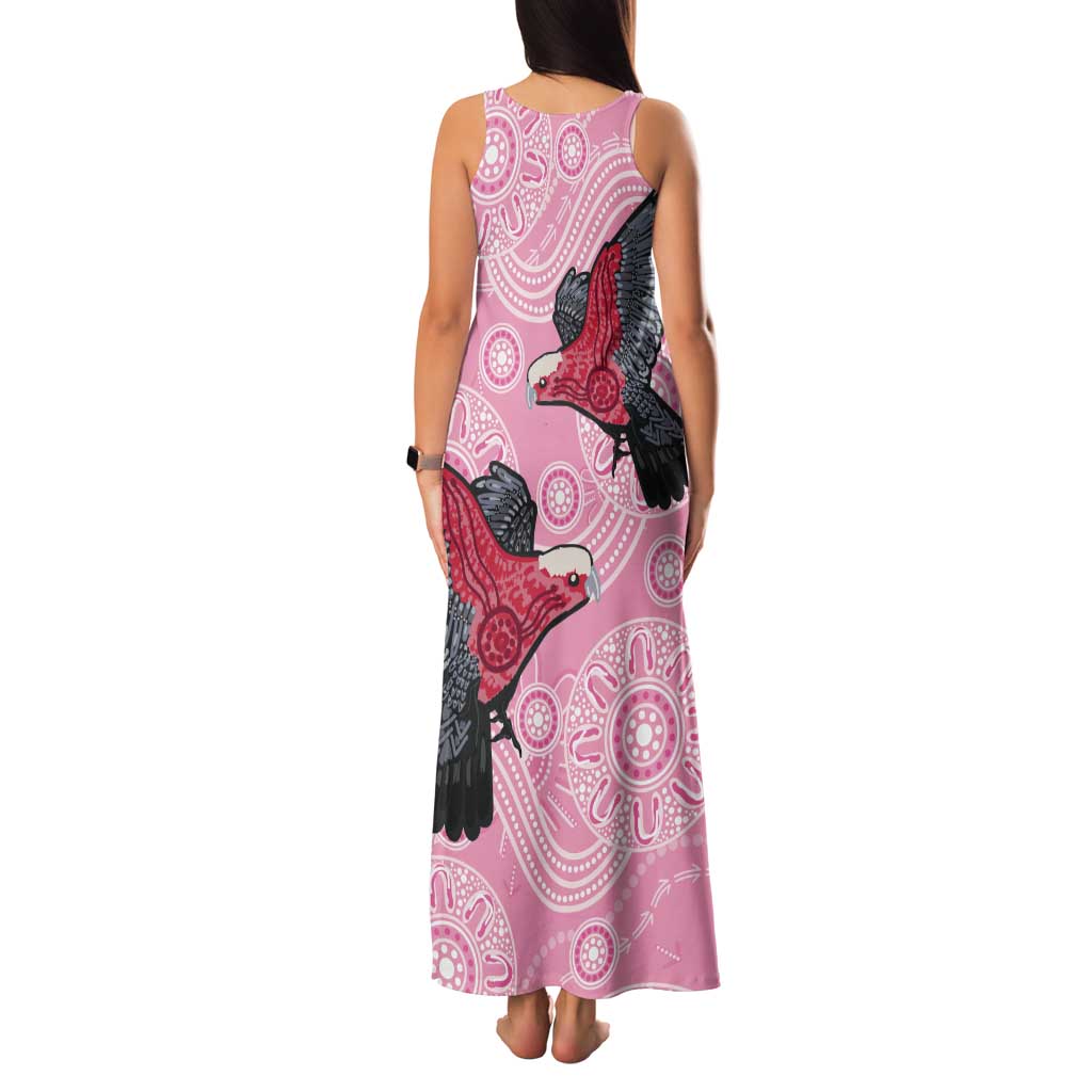 Pink Galah Aussie Aboriginal Tank Maxi Dress Soaring High - Aussie Hoodie