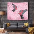 Pink Galah Aussie Aboriginal Tapestry Soaring High - Aussie Hoodie