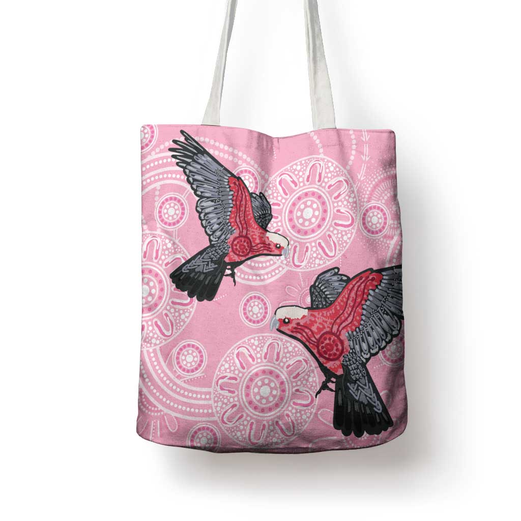 Pink Galah Aussie Aboriginal Tote Bag Soaring High - Aussie Hoodie