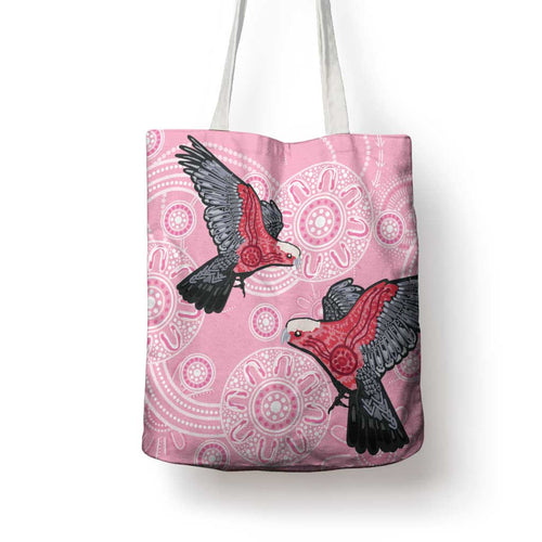 Pink Galah Aussie Aboriginal Tote Bag Soaring High - Aussie Hoodie