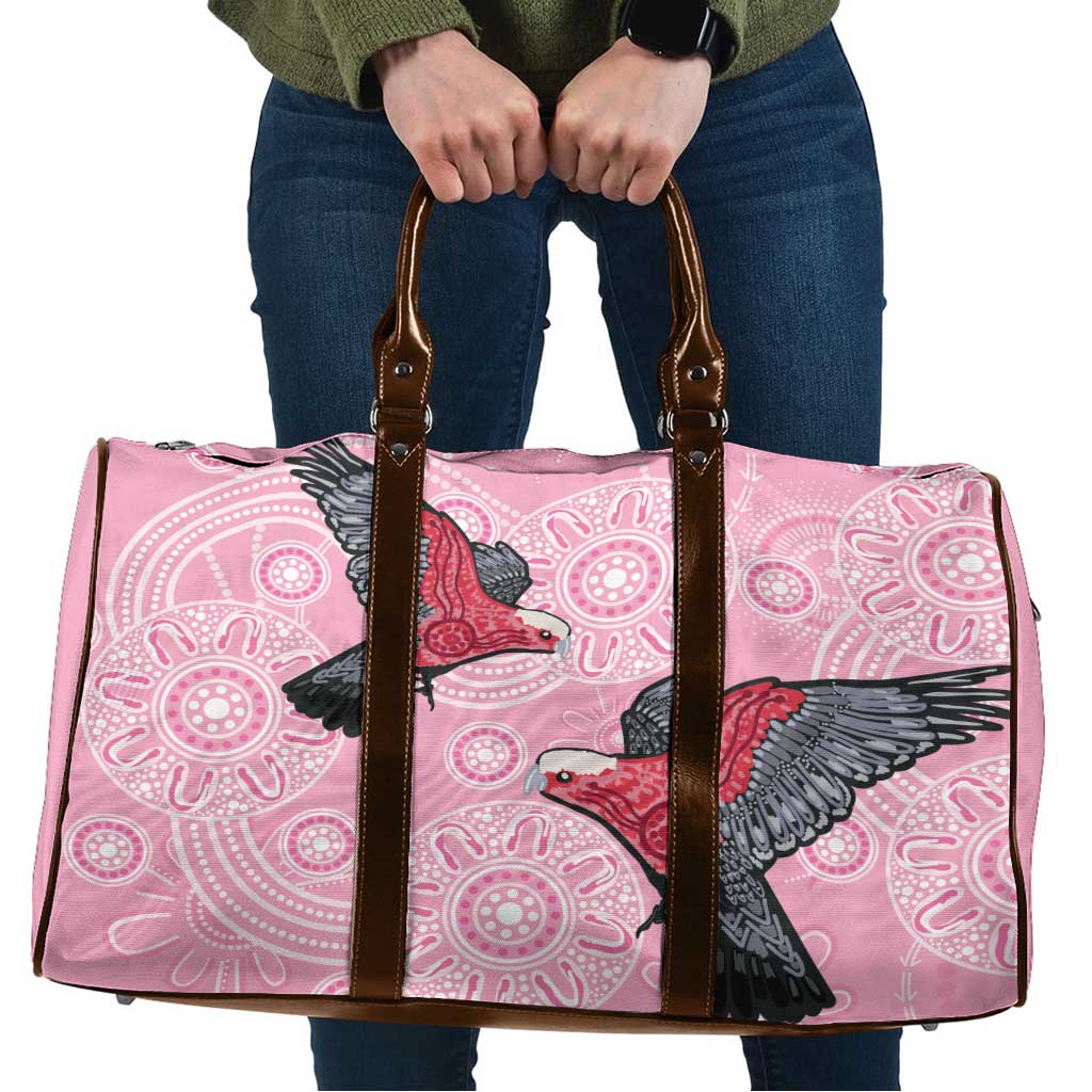 Pink Galah Aussie Aboriginal Travel Bag Soaring High - Aussie Hoodie
