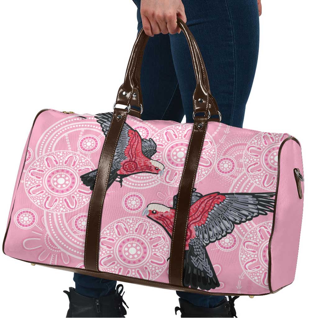 Pink Galah Aussie Aboriginal Travel Bag Soaring High - Aussie Hoodie