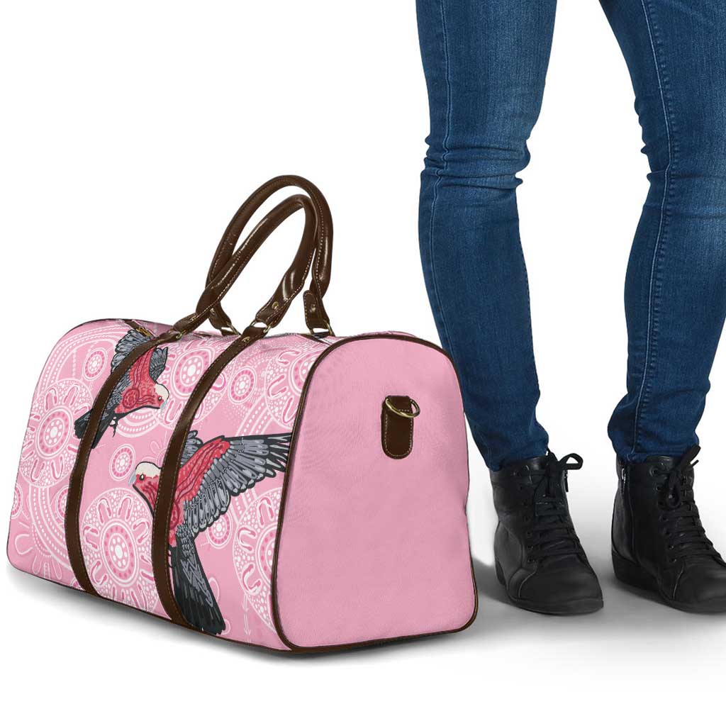 Pink Galah Aussie Aboriginal Travel Bag Soaring High - Aussie Hoodie