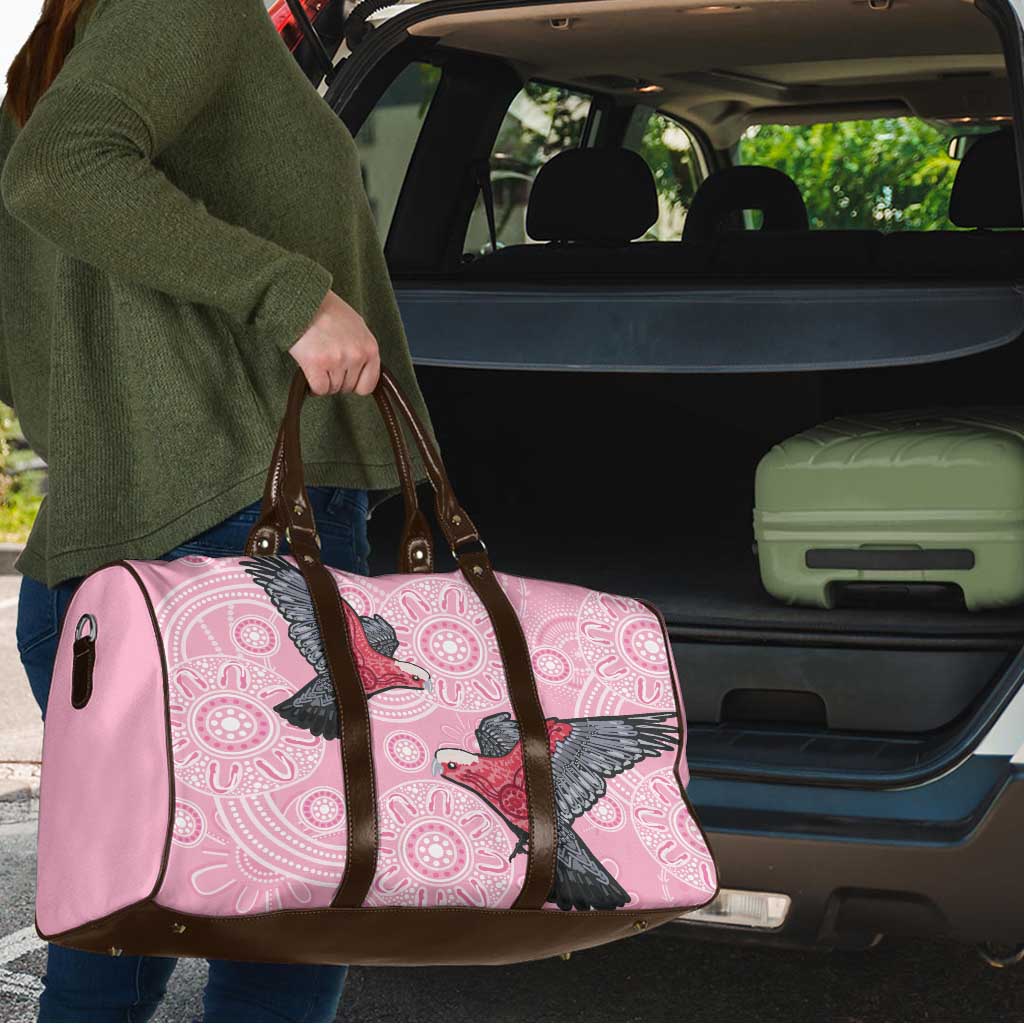Pink Galah Aussie Aboriginal Travel Bag Soaring High - Aussie Hoodie